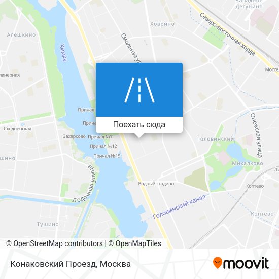Карта Конаковский Проезд