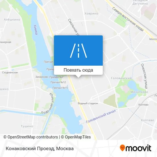 Карта Конаковский Проезд