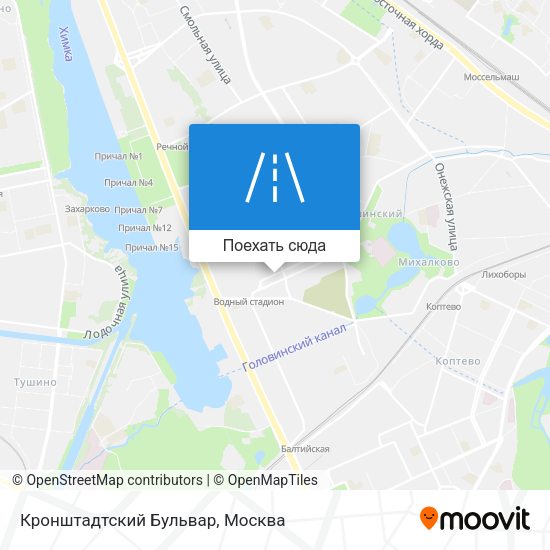 Карта Кронштадтский Бульвар