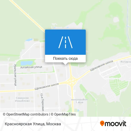 Карта Красноярская Улица