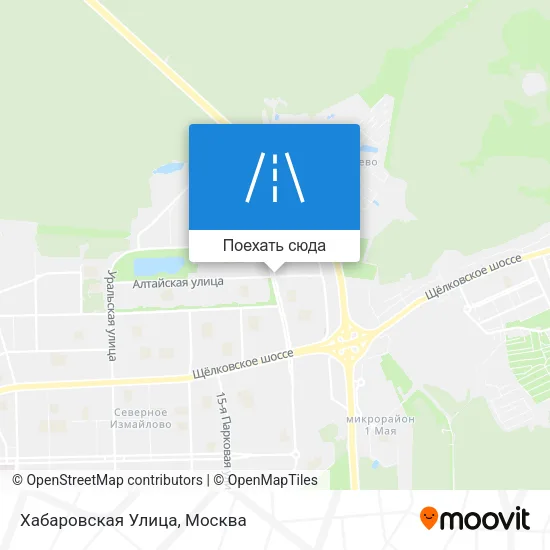 Карта Хабаровская Улица