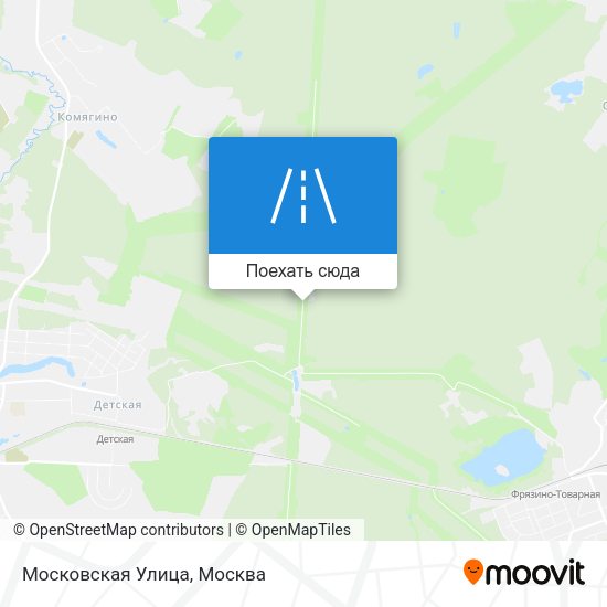 Карта Московская Улица