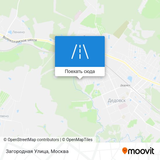 Карта Загородная Улица