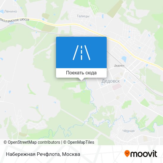Карта Набережная Речфлота