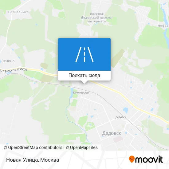 Карта Новая Улица