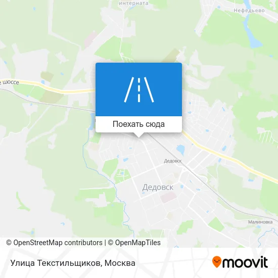 Карта Улица Текстильщиков