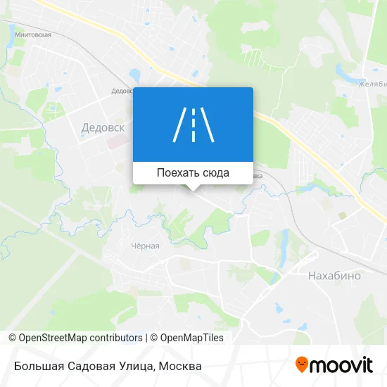 Карта Большая Садовая Улица
