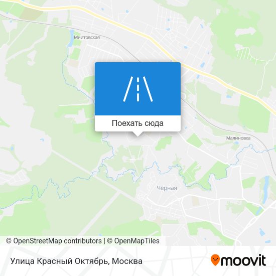 Карта Улица Красный Октябрь
