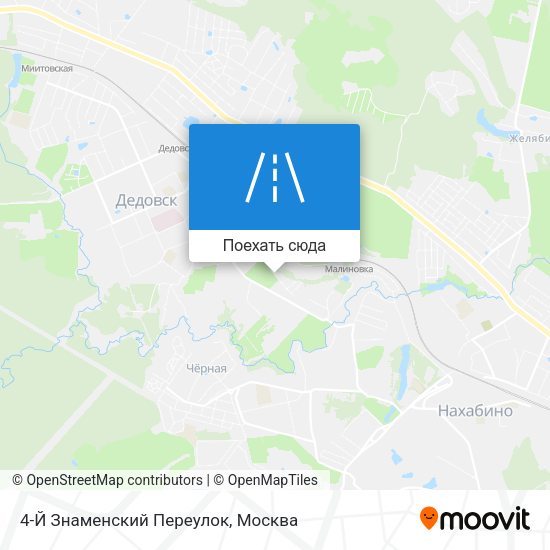 Карта 4-Й Знаменский Переулок