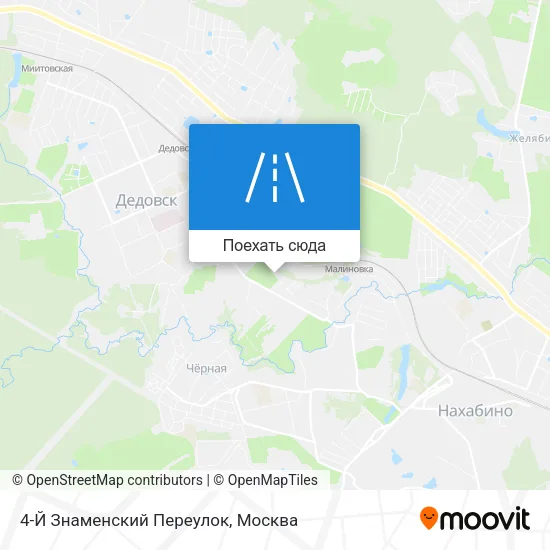 Карта 4-Й Знаменский Переулок