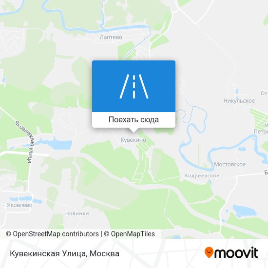 Карта Кувекинская Улица