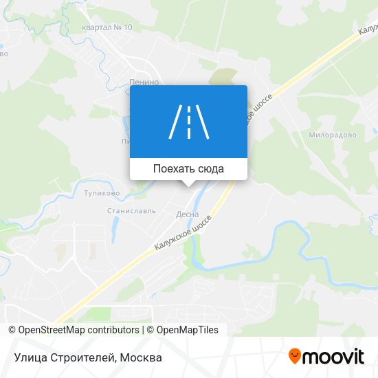 Карта Улица Строителей