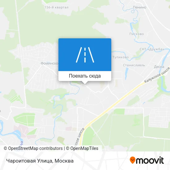 Карта Чароитовая Улица