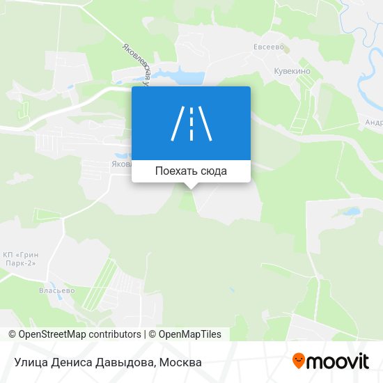 Карта Улица Дениса Давыдова