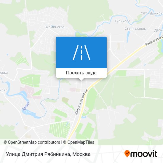 Карта Улица Дмитрия Рябинкина