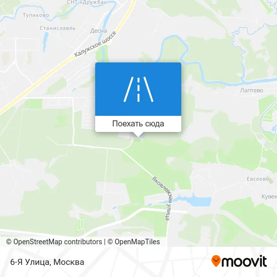 Карта 6-Я Улица