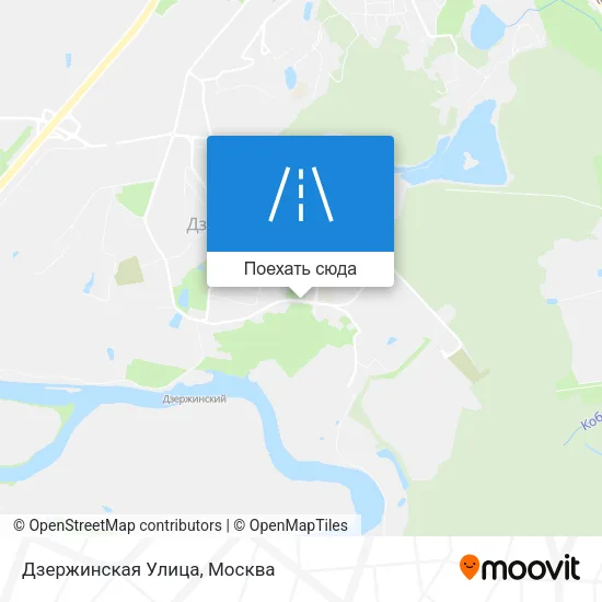 Карта Дзержинская Улица