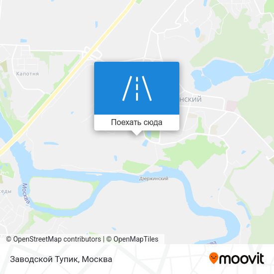 Карта Заводской Тупик