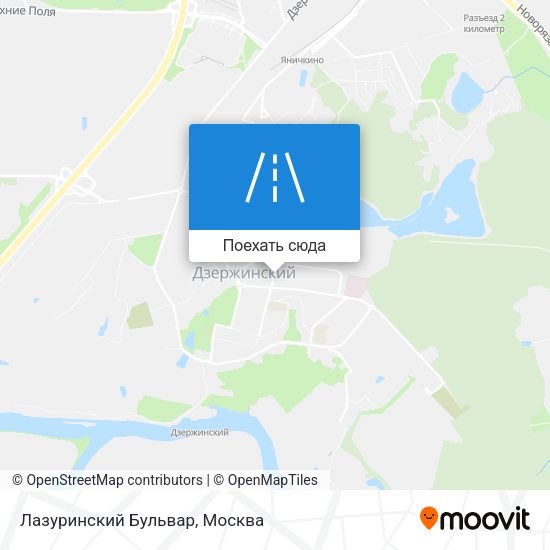 Карта Лазуринский Бульвар