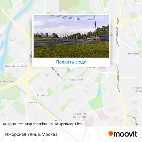 Карта москвы ижорская улица