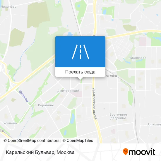 Карта Карельский Бульвар