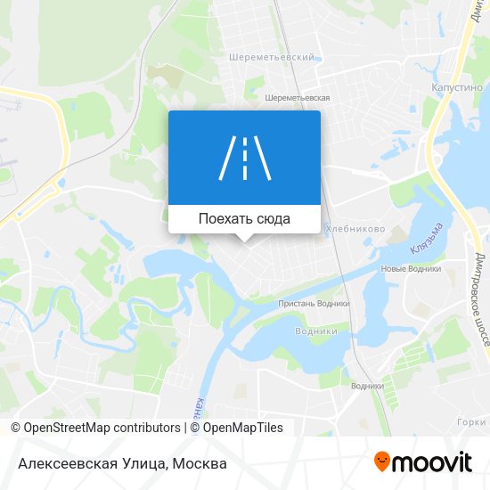 Карта Алексеевская Улица