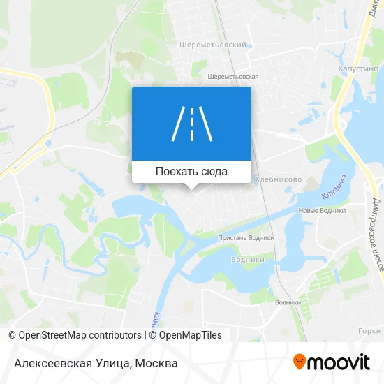 Карта Алексеевская Улица