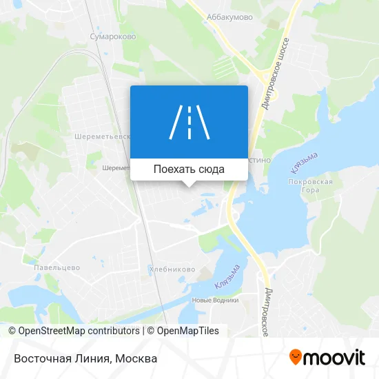 Карта Восточная Линия