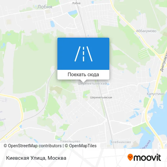 Карта Киевская Улица