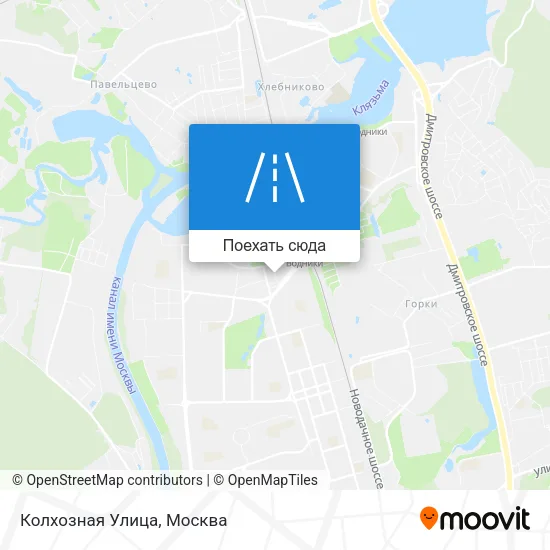 Карта Колхозная Улица