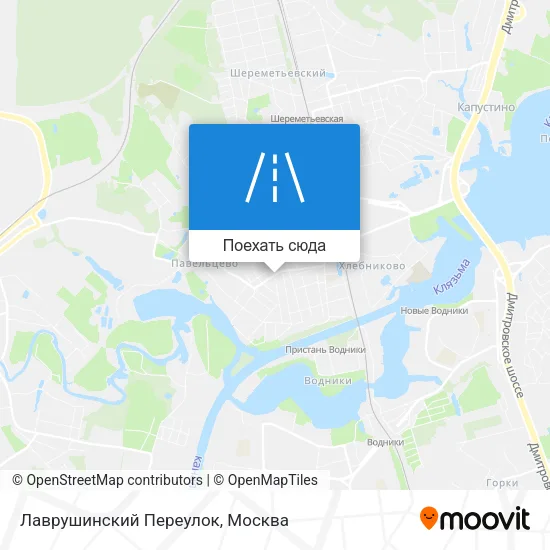 Карта Лаврушинский Переулок