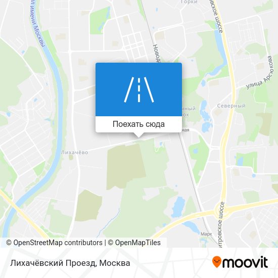 Карта Лихачёвский Проезд