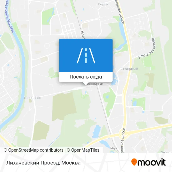 Карта Лихачёвский Проезд