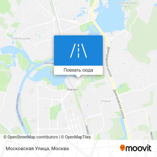 Карта Московская Улица