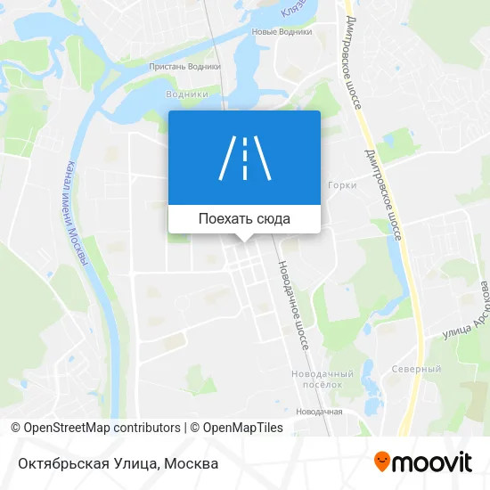 Карта Октябрьская Улица