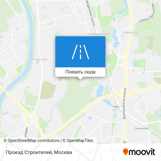 Карта Проезд Строителей