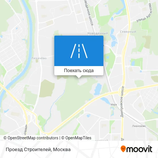 Карта Проезд Строителей