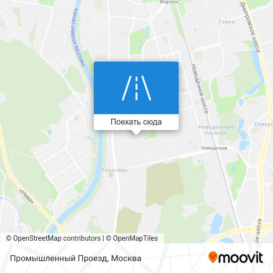 Карта Промышленный Проезд