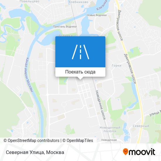 Карта Северная Улица