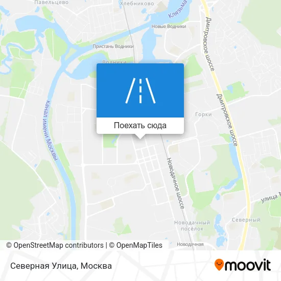 Карта Северная Улица
