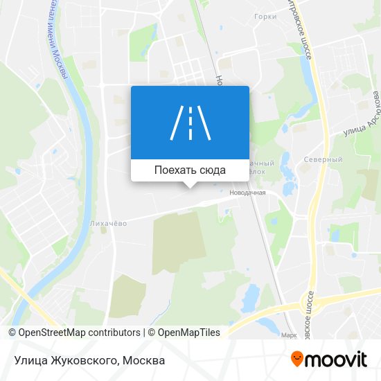 Карта Улица Жуковского