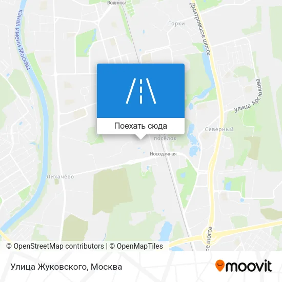 Карта Улица Жуковского