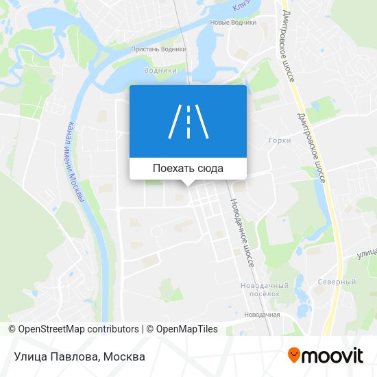 Карта Улица Павлова