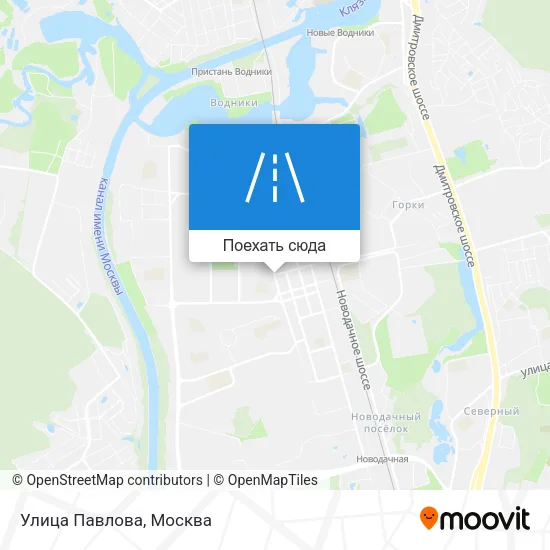 Карта Улица Павлова