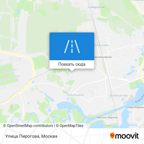 Карта Улица Пирогова