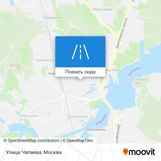 Карта Улица Чапаева