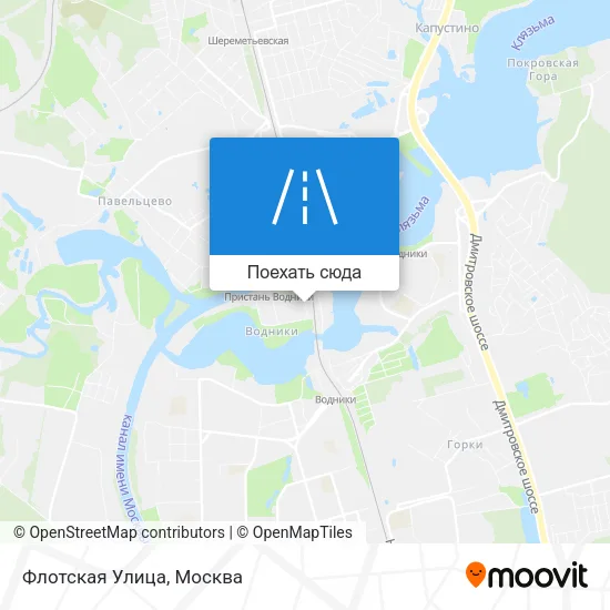 Карта Флотская Улица