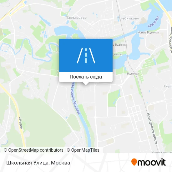Карта Школьная Улица