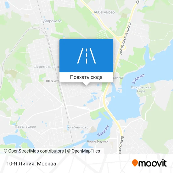 Карта 10-Я Линия