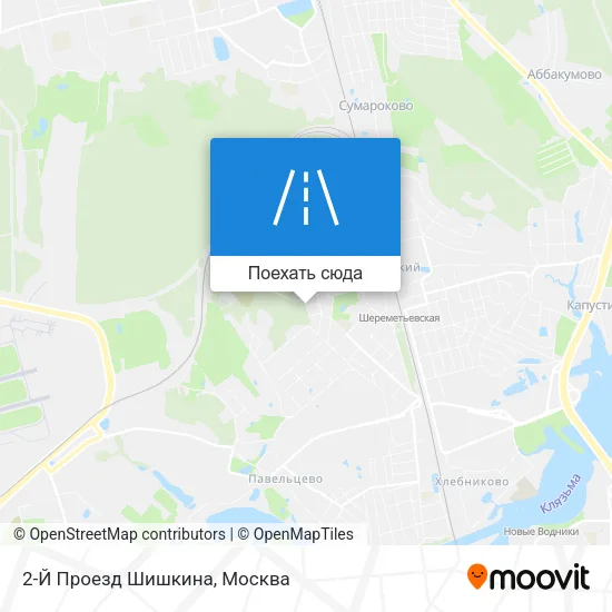 Карта 2-Й Проезд Шишкина
